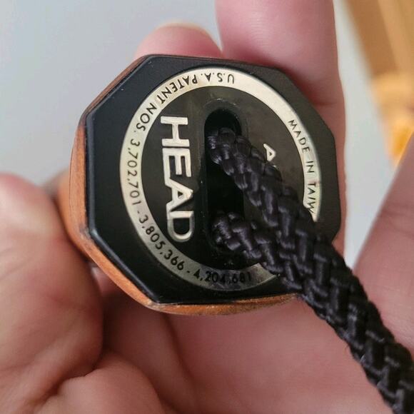 AMF Head Master Racketball Racquet Metal Frame Brown 3 3/4 Grip w/Head Cover - Picture 12 of 15